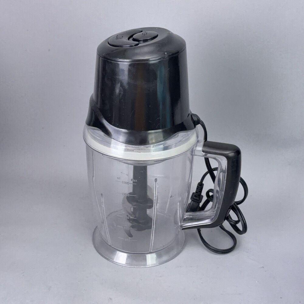 Wolfgang Puck BQBC0010 Food Chopper Electric Processor black 400W 6 Cups 48 Oz